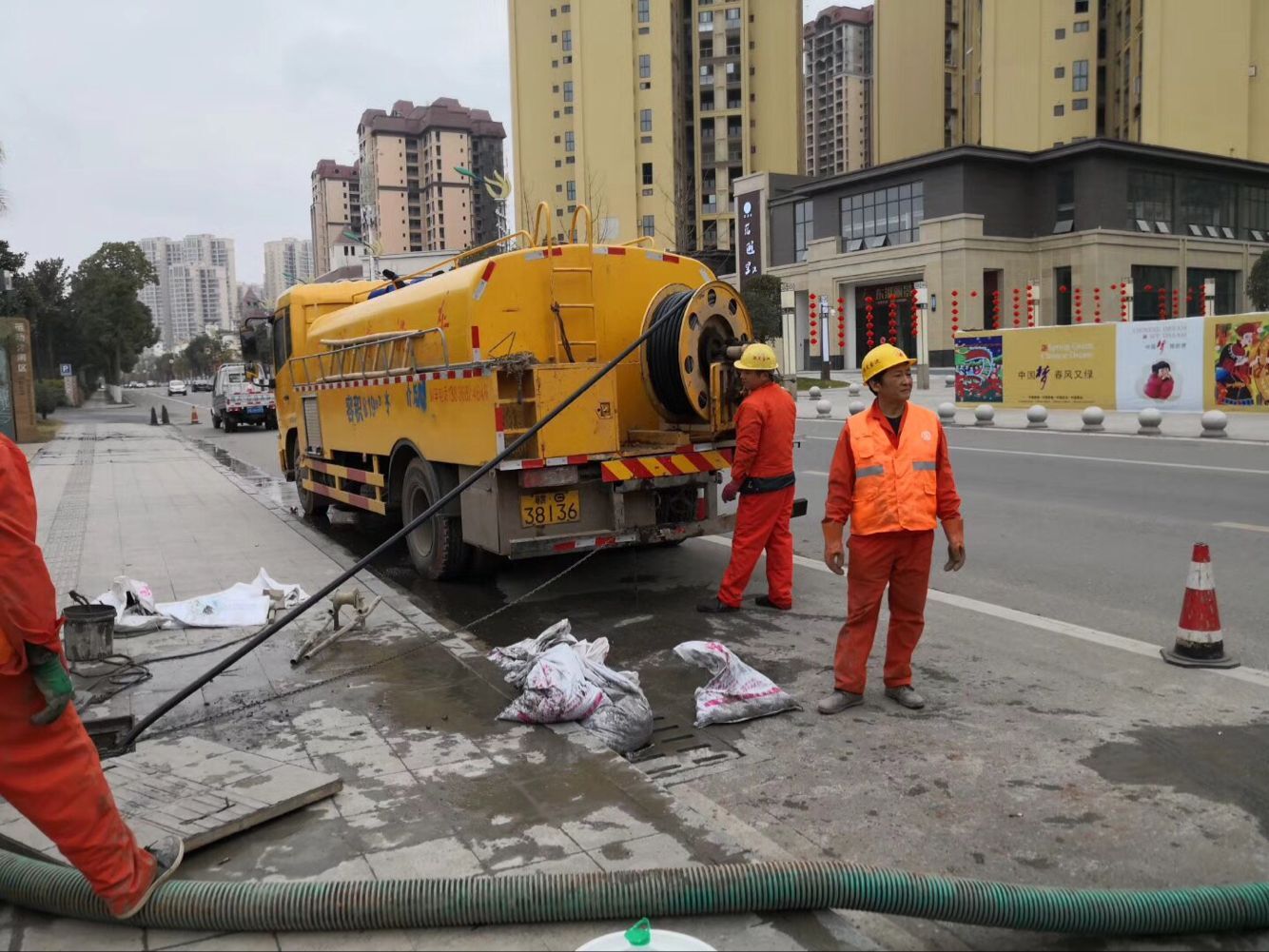 寮步镇排污管道清淤-管道清洗