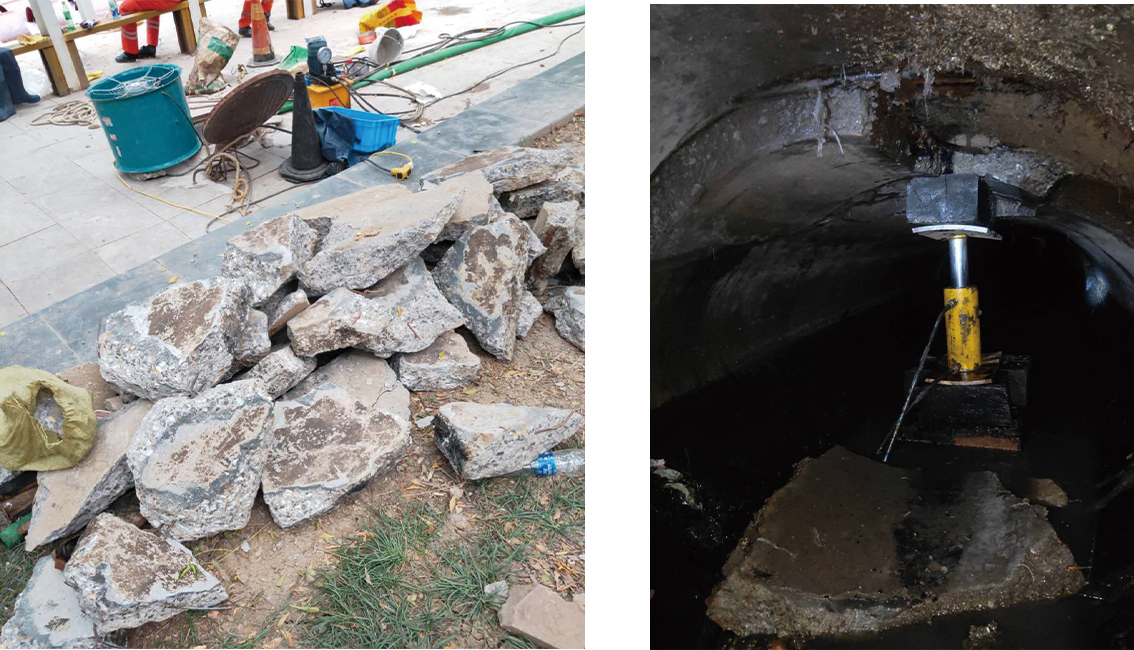 寮步镇管道预处理